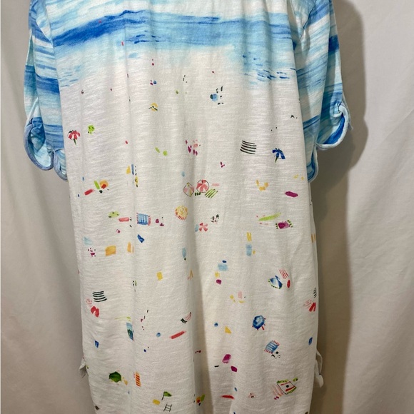 Anthro Little Yellow Button beach top - Picture 3 of 7